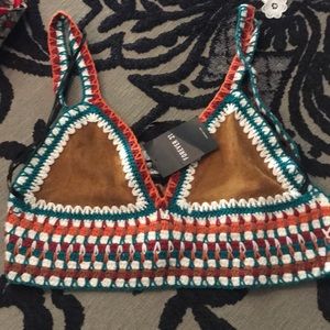 knitted bralette